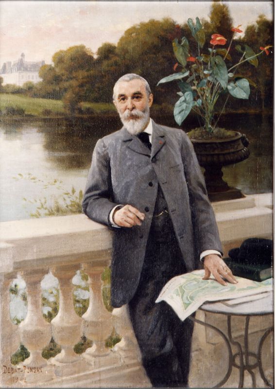 Portrait du paysagiste Edouard André par le peintre Édouard Debat-Ponsan en 1902  © Collection particulière
