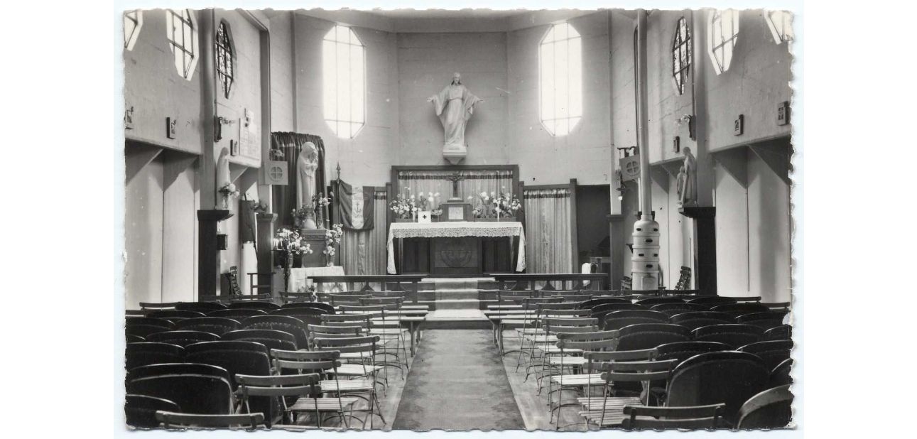 Carte postale : Chapelle des Bateliers - Bateau "Je sers" 'Conflans-Ste-Honorine)