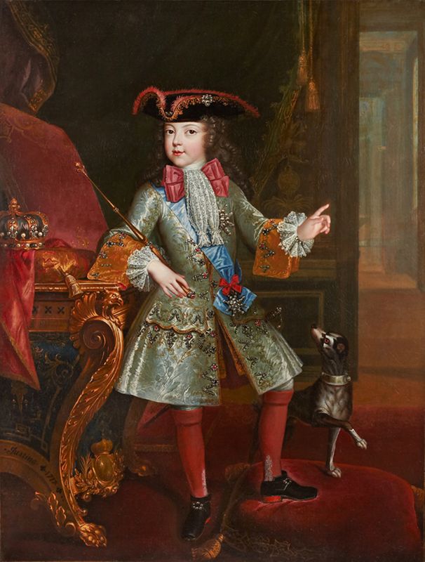 Portrait de Louis XV par Augustin-Oudart Justinat