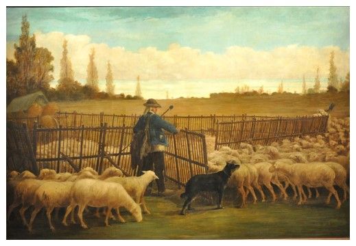 Le retour des moutons au parc, Benjamin Ulmann