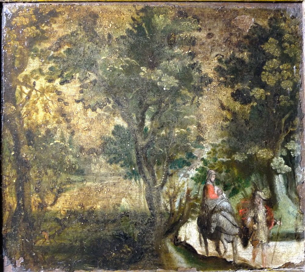 La Fuite en Egypte : avant le nettoyage