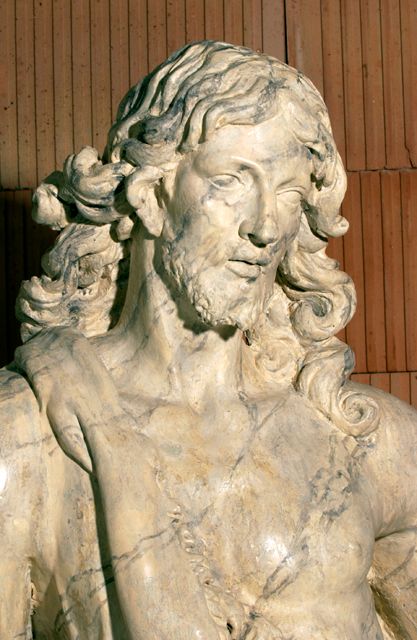  Saint Jean-Baptiste, détail, après restauration