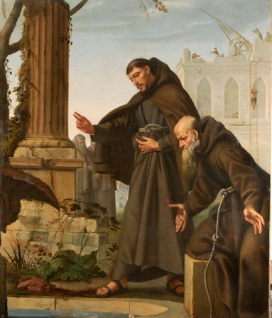 Le Miracle de Saint François (?), église Saint-Maclou, Conflans-Sainte-Honorine  ©CD78