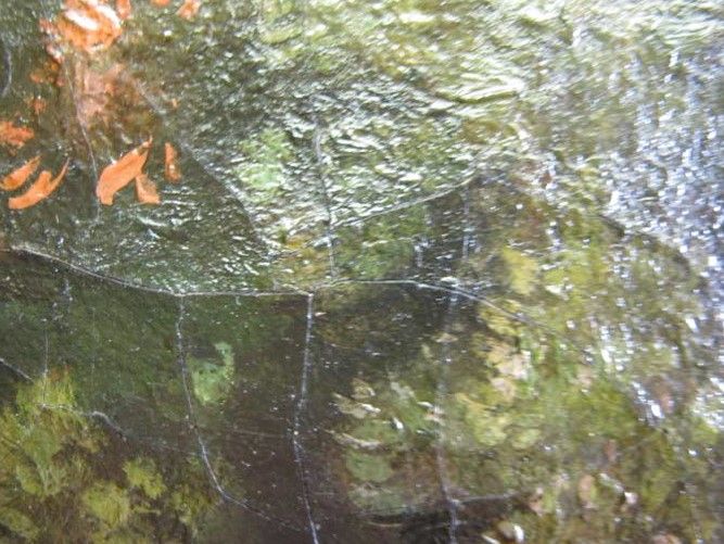 Détails des craquelures