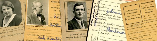 Fichier des résidents étrangers de la Préfecture de Seine-et-Oise