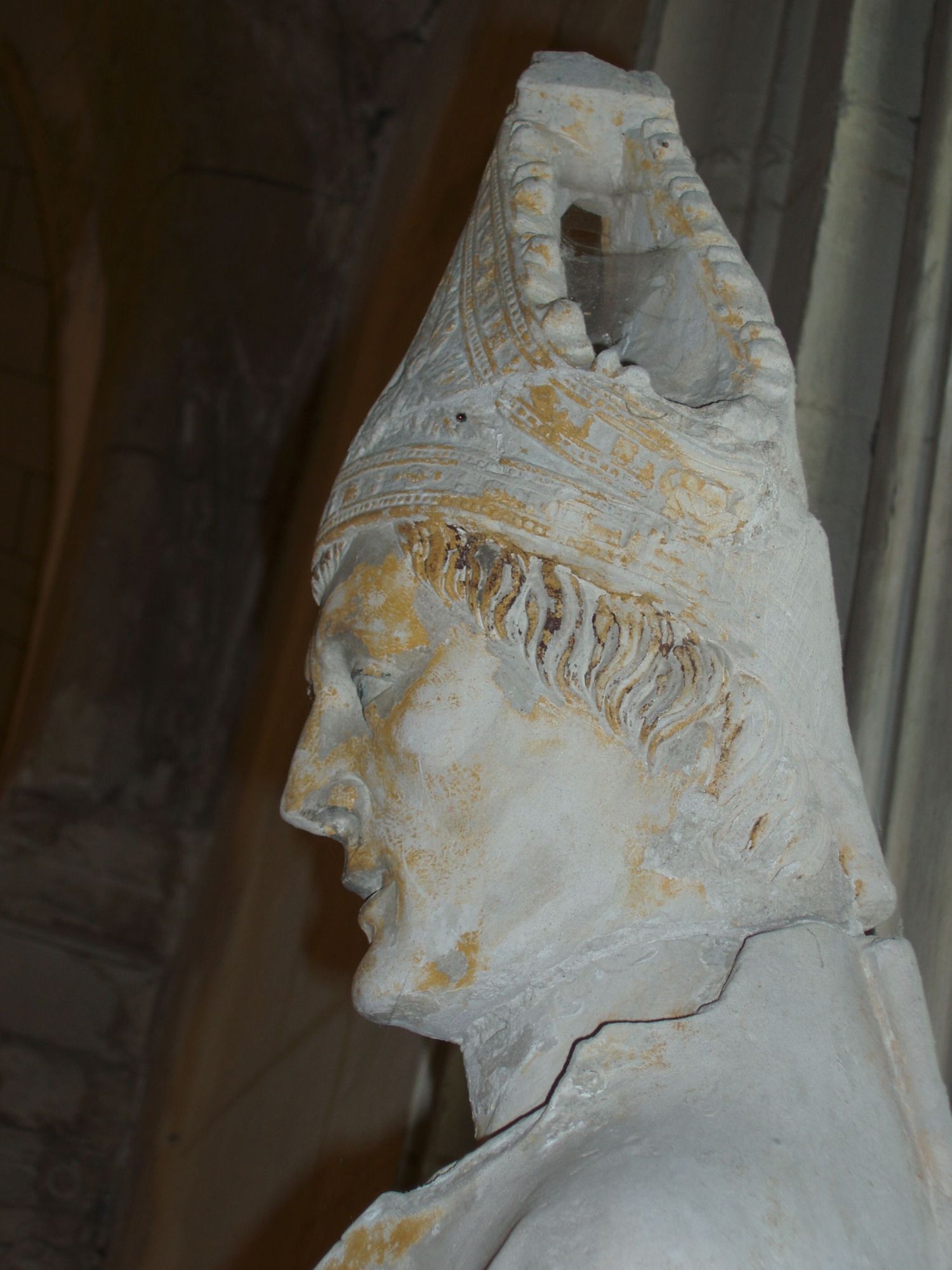 État des sculptures avant restauration