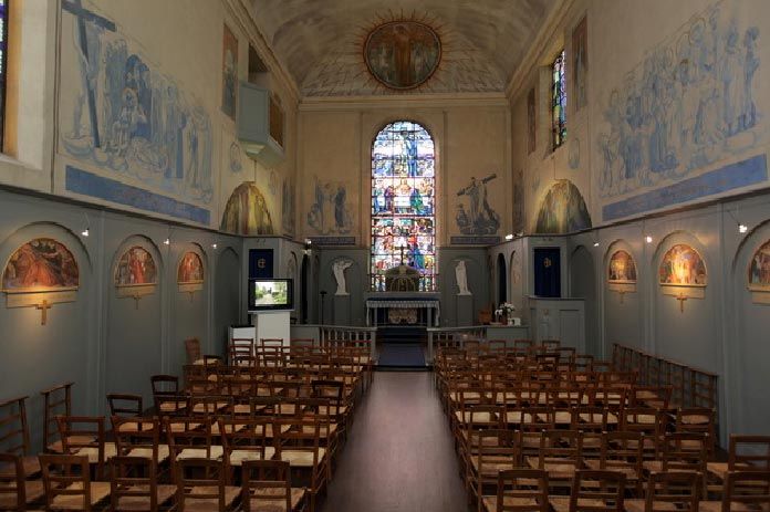 Chapelle Sainte-Marthe, Le Prieuré, "les Béatitudes" de Maurice Denis, Cl. Musée Maurice Denis