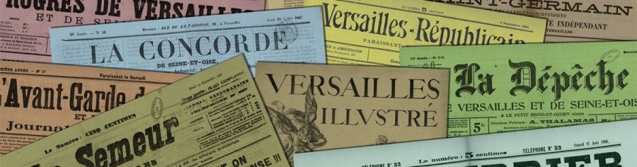 Presse locale ancienne des Yvelines et de Seine-et-Oise