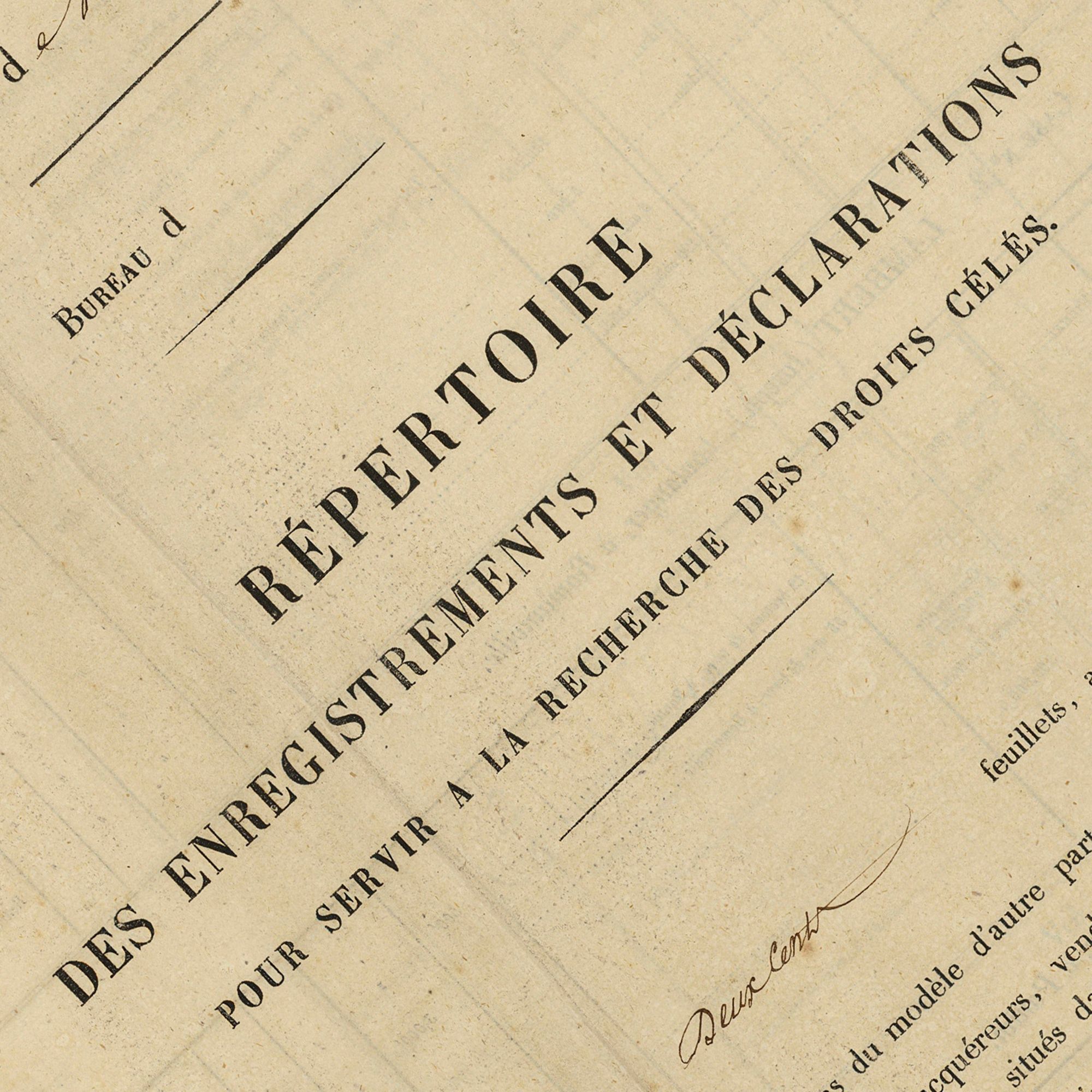 Registres de droits celés du bureau de Versailles
